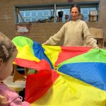 Preschool group enjoying Magic Movers program activities