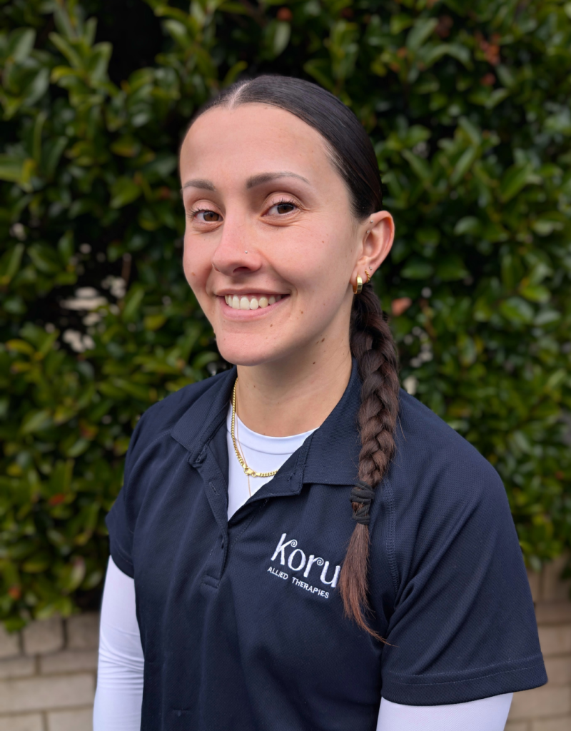 Katelen De Coster, Client Services & Administration at Koru Allied Therapies in Kiama Downs, NSW, studying a Bachelor of Exercise Science